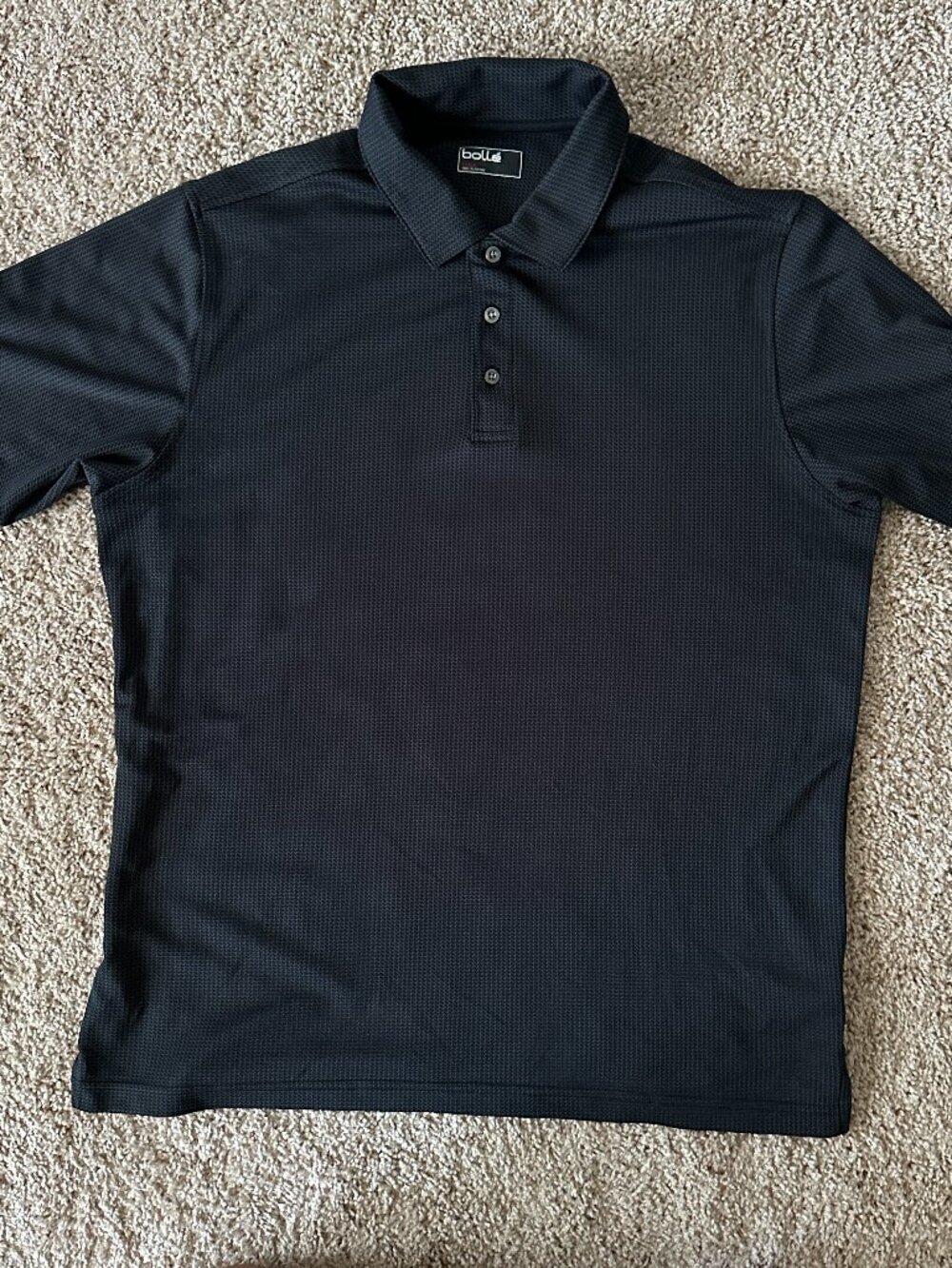 Bolle Performance Polo Shirt - Black - Size Large
